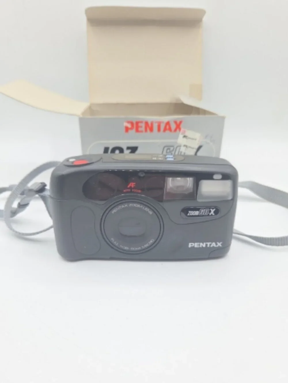 Pentax IQZoom 60‑X 35mm Film Camera w/ Box & Manual